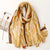 Fashion Scarf Orange Wheat Ear Tassel Travel Beach Towel Shawl