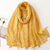 Fashion Scarf Orange Wheat Ear Tassel Travel Beach Towel Shawl