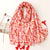 Fashion Scarf Orange Wheat Ear Tassel Travel Beach Towel Shawl