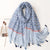 Fashion Scarf Orange Wheat Ear Tassel Travel Beach Towel Shawl