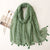 Fashion Scarf Orange Wheat Ear Tassel Travel Beach Towel Shawl