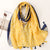 Fashion Scarf Orange Wheat Ear Tassel Travel Beach Towel Shawl