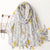 Fashion Scarf Orange Wheat Ear Tassel Travel Beach Towel Shawl