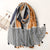 Fashion Scarf Orange Wheat Ear Tassel Travel Beach Towel Shawl