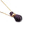 Fashion Semi-precious Stone Flame-shaped Perfume Bottle Alloy Necklace Wholesale