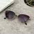 Fashion Semicircle Pc Cat Eye Full Frame Women's Sunglasses