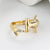 Fashion Shark Copper Open Ring In Bulk