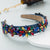 Fashion Shiny Stained Glass Drill Headband Simple Broad-brimmed Headband Hair Accessories