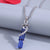 Fashion Silvery Dragon Shape Unisex Stainless Steel Long Necklace