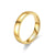 Fashion Simple 18k Gold Titanium Steel Ring