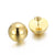 Fashion Simple Creative Stainless Steel Hemisphere Hollow Earrings