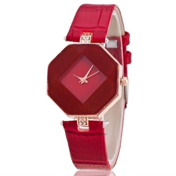 Fashion Simple Diamond Rhombus Watch