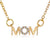 Fashion Simple English Letter Necklace Mother Pendant Clavicle Chain Mom Mother's Day Necklace