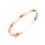 Fashion Simple Gold Plated Bracelet C-shaped Titanium Steel Bracelet