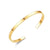 Fashion Simple Gold Plated Bracelet C-shaped Titanium Steel Bracelet