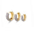 Fashion Simple Hot Sale Multi-color Zircon Earrings New Fashion Earrings Wholesale