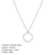 Fashion Simple Round Pendant 316lstainless Steel Necklace For Women