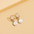 Fashion Simple Stainless Steel Earrings Geometric Drop Earrings