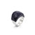 Fashion Simple Stainless Steel Multicolor Glass Ring Wholesale Hello Jewelry