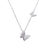 Fashion Simple Style Butterfly Titanium Steel Plating Butterfly Necklace