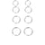 Fashion Simple Style Geometric Sterling Silver Earrings