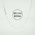 Fashion Simple Style Geometric Sterling Silver Plating Metal Chain Necklace