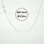 Fashion Simple Style Geometric Sterling Silver Plating Metal Chain Necklace