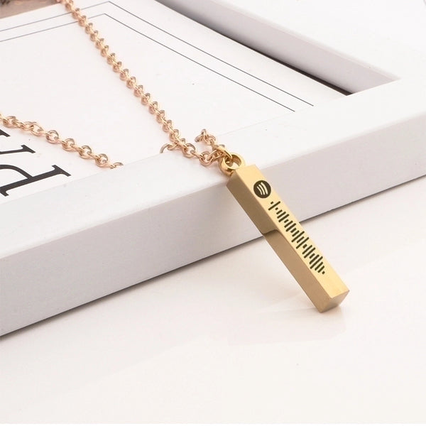 Fashion Simple Style Geometric Waves Stainless Steel Enamel Plating Necklace