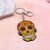 Fashion Skull Arylic Stoving Varnish Halloween Unisex Bag Pendant Keychain