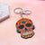 Fashion Skull Arylic Stoving Varnish Halloween Unisex Bag Pendant Keychain