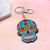 Fashion Skull Arylic Stoving Varnish Halloween Unisex Bag Pendant Keychain