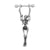 Fashion Skull Stainless Steel Plating Drop Earrings 1 Piece