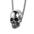 Fashion Skull Titanium Steel Plating Pendant Necklace 1 Piece