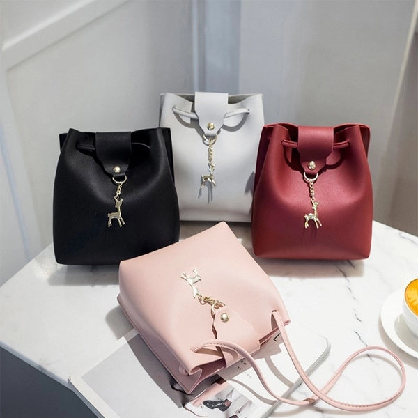 Fashion Small One Piece Solid Color Geometric Shape Shoulder Bag