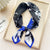 Fashion Small Thin Square Towel Silk Scarf Hair Band For Women 70*70