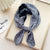 Fashion Small Thin Square Towel Silk Scarf Hair Band For Women 70*70