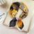 Fashion Small Thin Square Towel Silk Scarf Hair Band For Women 70*70