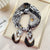 Fashion Small Thin Square Towel Silk Scarf Hair Band For Women 70*70