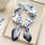 Fashion Small Thin Square Towel Silk Scarf Hair Band For Women 70*70