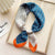 Fashion Small Thin Square Towel Silk Scarf Hair Band For Women 70*70