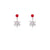 Fashion Snowflake Alloy Rhinestones Women's Drop Earrings 1 Pair