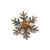 Fashion Snowflake Imitation Pearl Alloy Rhinestone Women's Brooches