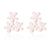 Fashion Snowflake Stainless Steel Plating Ear Studs 1 Pair