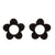 Fashion Snowflake Stainless Steel Plating Ear Studs 1 Pair