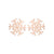 Fashion Snowflake Stainless Steel Plating Ear Studs 1 Pair