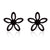 Fashion Snowflake Stainless Steel Plating Ear Studs 1 Pair