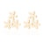 Fashion Snowflake Stainless Steel Plating Ear Studs 1 Pair