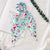 Fashion Snowman Cloth Printing Hair Tie 1 Piece