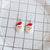 Fashion Snowman Elk Resin Women's Drop Earrings 1 Pair