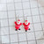 Fashion Snowman Elk Resin Women's Drop Earrings 1 Pair